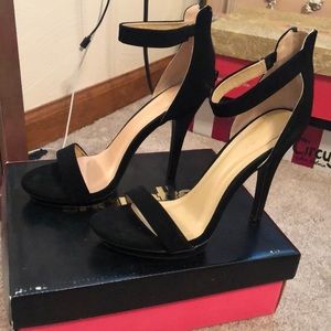 Black strappy sandals